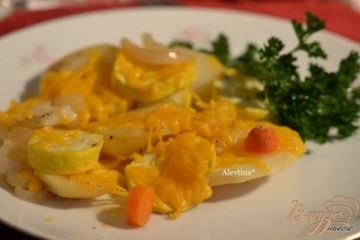 фото рецепта Картофель с овощами и сыром