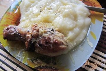 фото рецепта Куриные ножки с прованскими травами под сырной шубкой