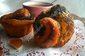 фото рецепта Сдобные булочки с маком