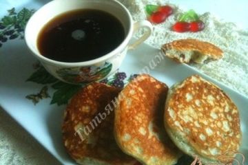 фото рецепта Оладушки на фруктовом йогурте