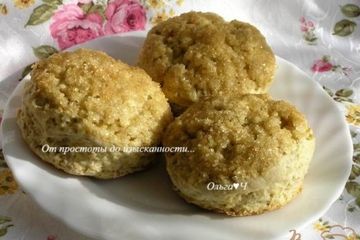 фото рецепта Сконы с хлопьями и коричневым сахаром