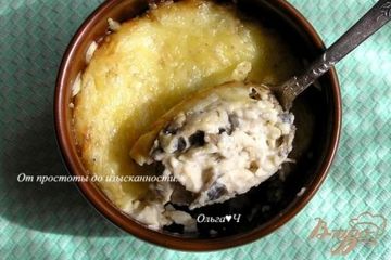 фото рецепта Жюльен с курицей и грибами