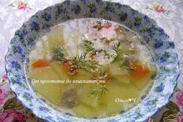 фото рецепта Суп с курицей в мультиварке