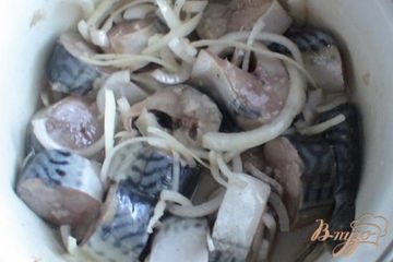 фото рецепта Маринованная скумбрия