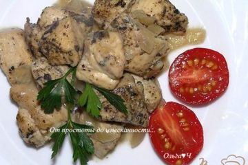 фото рецепта Куриные грудки с шалфеем в белом вине