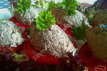 фото рецепта Закуска из сардин с горохом нут