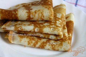фото рецепта Блины на сыворотке