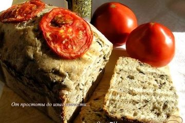 фото рецепта Оливковый хлеб с маслинами и каперсами