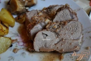 фото рецепта Свинина в ореховом соусе