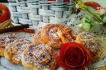 фото рецепта Яблочное сконы с джемом