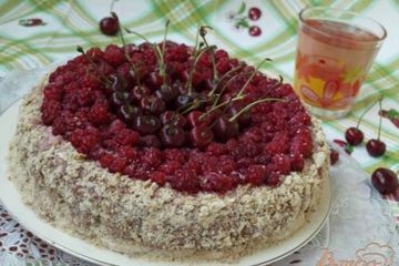 фото рецепта Торт из пряников с ягодами