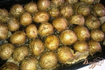 фото рецепта Запеченный картофель с тимьяном