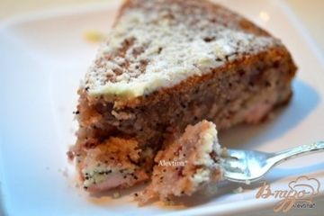 фото рецепта Быстрый кекс с маком и вареньем