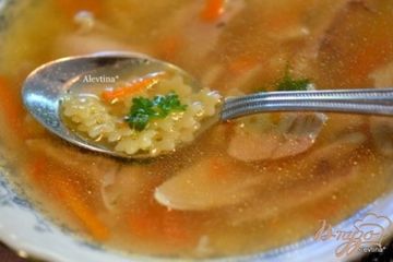 фото рецепта Куриный суп  с звездочками