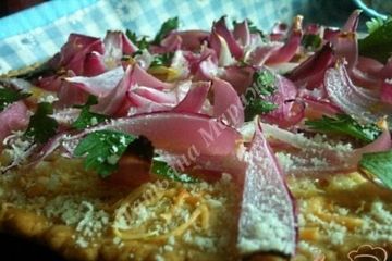 фото рецепта Закусочный тарт с маринованным луком
