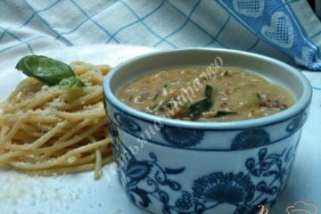 фото рецепта Соус из цукини с арахисовой пастой