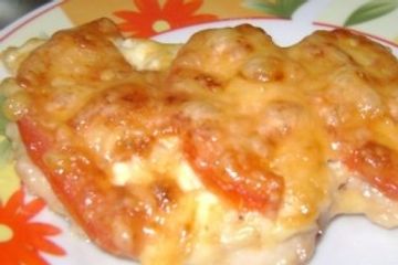 фото рецепта Нарядное куриное филе из духовки