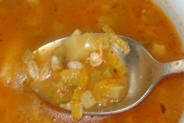 фото рецепта Рассольник с сердечками и пупками