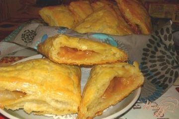 фото рецепта Слойки с банановым джемом