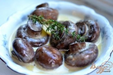 фото рецепта Грибочки в чесночном соусе