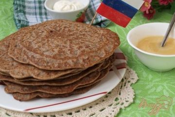 фото рецепта Гречневые заварные блины
