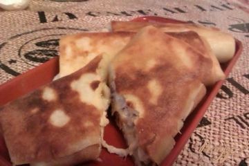 фото рецепта Блинчики с курицей и сыром