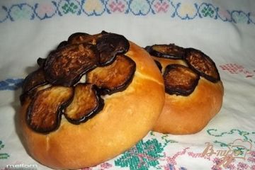 фото рецепта Мини-лепешки с баклажанами