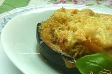 фото рецепта Баклажаны с курицей и рисом