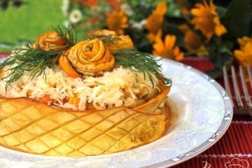 фото рецепта Салат с кабачками-гриль