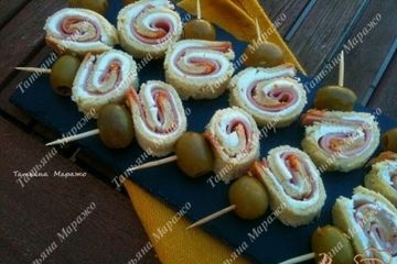 фото рецепта Закусочные рулетики