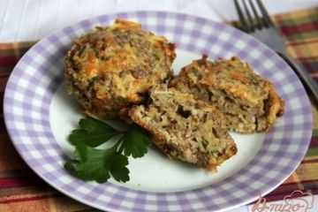 фото рецепта Маффины из гречки и картофеля