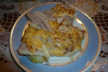 фото рецепта Картофель запеченный с беконом и сыром