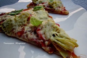 фото рецепта Пицца с артишоками