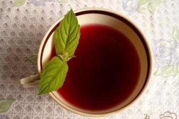 фото рецепта Компот из винограда с мятой