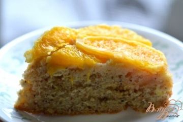 фото рецепта Апельсиновый перевернутый кекс