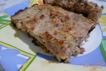 фото рецепта Кабачковая запеканка с мясом и рисом