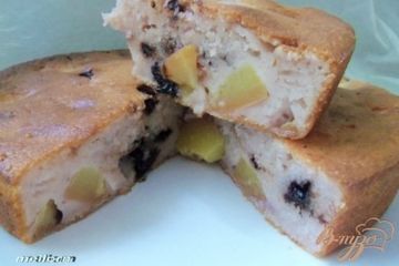 фото рецепта Пирог с нектарином и шоколадом