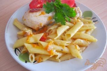 фото рецепта Макароны с сочной курочкой
