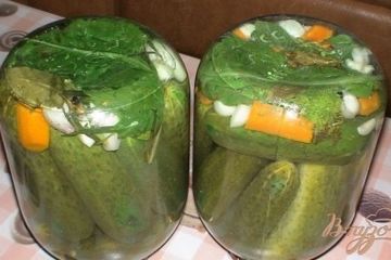 фото рецепта Маринованные хрустящие огурцы