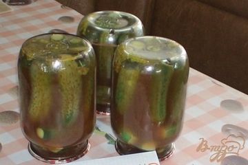 фото рецепта Огурцы с кетчупом чили