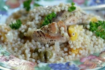 фото рецепта Куриные грудки с абрикосами и каперсами