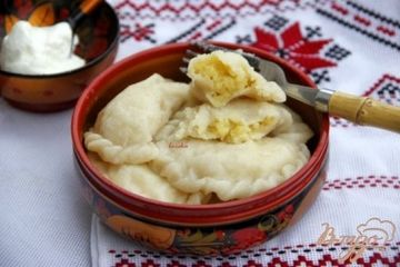фото рецепта Вареники с картофелем