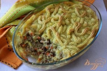 фото рецепта Английский шерпардский пирог Shepherd's Pie