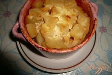 фото рецепта Ленивый горшочек с картофелем и мясом