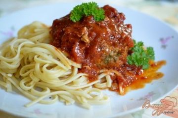 фото рецепта Фрикадельки с сыром по-итальянски