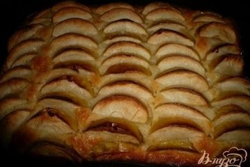 фото рецепта Пышный яблочный пирог