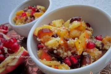 фото рецепта Фруктовый салат с крупой