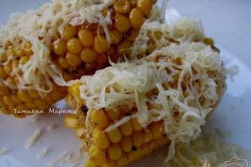 фото рецепта Пикантная кукуруза с имбирем и сыром