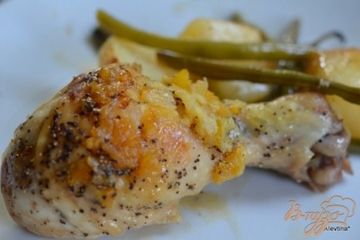 фото рецепта Курица с овощами в пакете