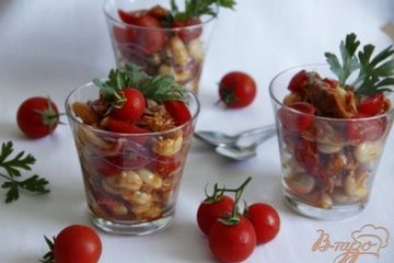 фото рецепта Итальянский салат с тунцом и помидорами